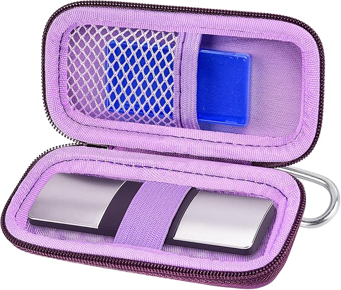 Heart Monitor Case Compatible with AliveCor Kardia Mobile ECG/for KardiaMobile 6L for Apple and Android Device - CASE ONLY (Purple)