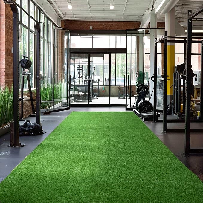 Yescom Sports Sled Strips Turf Gym Turf Flooring for Weight Sled Push Gym Equipment Outdoor Indoor Use 33'x3'(99 Sq.Ft) 1.38" H