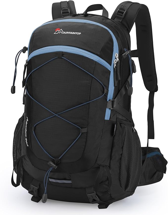 MOUNTAINTOP Hiking Backpack,Lightweight Travel Backpack for Men Women Outdoor Backpacking, Camping