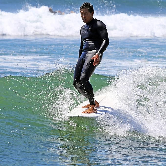 Epoxy Fiberglass Surfboard | High-Performance & Fun Single Fin Longboard Surfboard for All Wave Conditions | 8'0 | 9'0