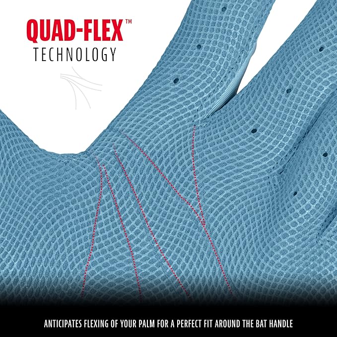Franklin Sports MLB Baseball Batting Gloves - CFX Pro Adult + Youth - Baseball + Softball - Multiple Sizes + Colors