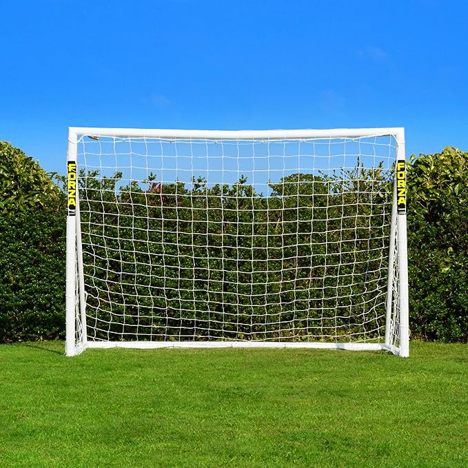 Forza Backyard Soccer Goals [9 Sizes] | Ultra-Durable uPVC Weatherproof Kids Soccer Goals | Quick Assembly – Every Goal Counts!