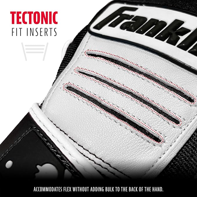 Franklin Sports MLB Baseball Batting Gloves - CFX Pro Adult + Youth - Baseball + Softball - Multiple Sizes + Colors