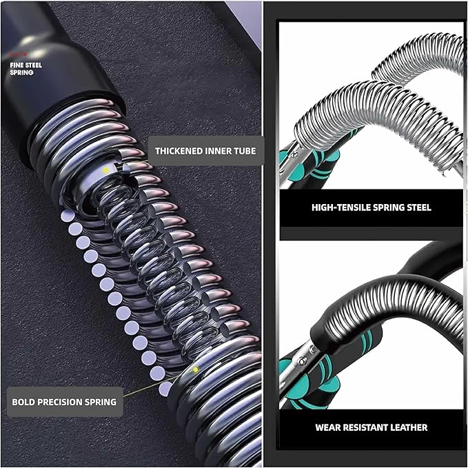 Twister Arm Trainer,Adjustable 40-220lb Chest Workout Equipment Power Twist Arm Trainer,Forearm Strengthener,Portable Twister Arm Workout for Home Fitness