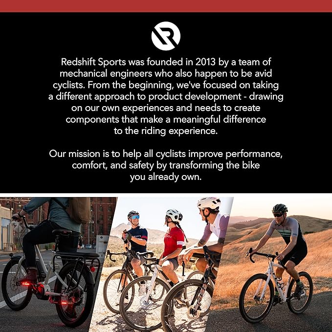 REDSHIFT ShockStop Suspension Stem for Bicycles, Shock-Absorbing Bike Handlebar Stem for Road, Gravel, Hybrid, and E-Bikes