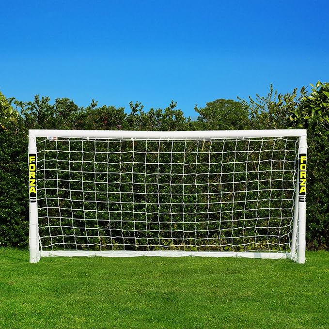 Forza Backyard Soccer Goals [9 Sizes] | Ultra-Durable uPVC Weatherproof Kids Soccer Goals | Quick Assembly – Every Goal Counts!
