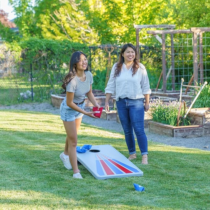 College Team Cornhole Boards, 2x4 Regulation Corn Hole Game Set, Officially Licensed Cornhole Game, Perfect for Tailgates