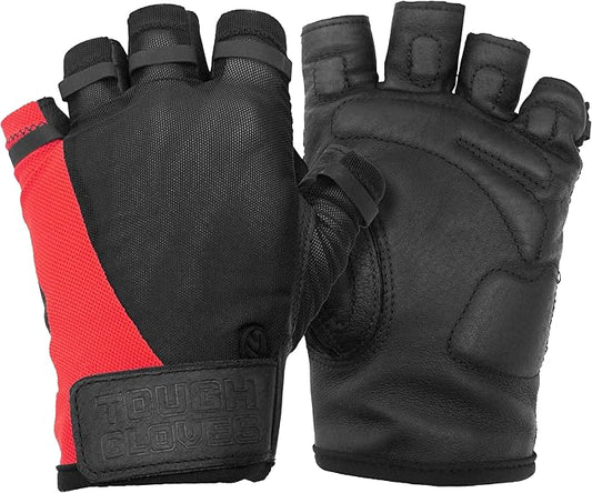 Superset Leather Workout Gloves for Weight-Lifting (Padded) Perfect for Gym Training (Breathable) Black /Size : 12 Mens 2XL