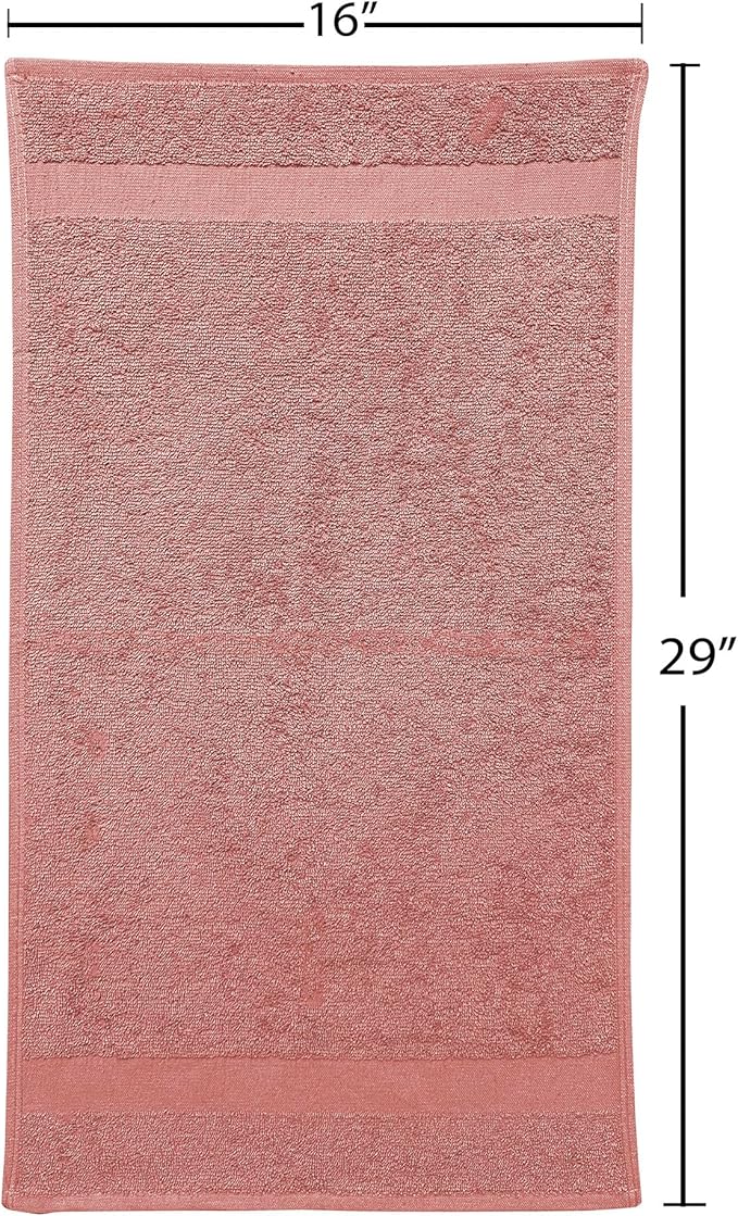 Fromm ColorSafe 100% Cotton Bleach Proof Salon Hair Towels, for Hairstylists, Barbers, Spa, Gym, Absorbent and Stain-Resistant Terracotta Towels for Drying Long, Curly, Wavy Hair,16" x 29",6 Pack