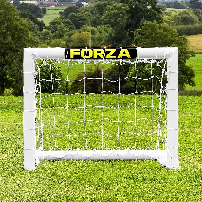 Forza Backyard Soccer Goals [9 Sizes] | Ultra-Durable uPVC Weatherproof Kids Soccer Goals | Quick Assembly – Every Goal Counts!